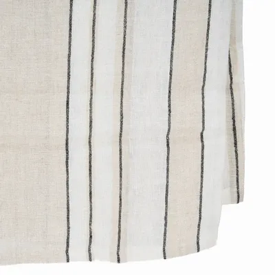 Table cloths - The Provence Tablecloth - Natural Black White - 150x300 - BAZAR BIZAR LIVING