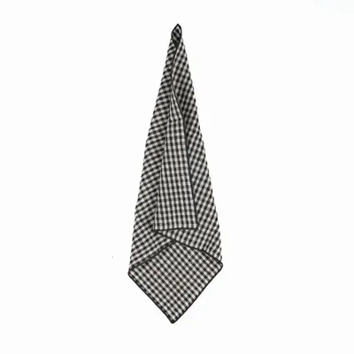 Serviettes - La Serviette Picknick - Naturel Noir - 45x45 - BAZAR BIZAR LIVING