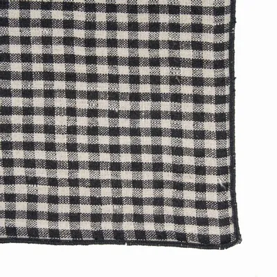 Napkins - The Picknick Napkin - Natural Black - 45x45 - BAZAR BIZAR LIVING