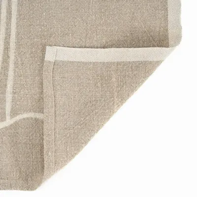 Torchons - Le Torchons Linen Palm Tree - Blanc Naturel - 50x70 - BAZAR BIZAR LIVING
