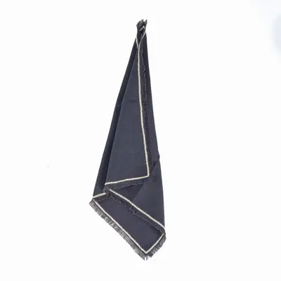 Serviettes - La Serviette Tuscany - Noir Naturel - 45x45 - BAZAR BIZAR LIVING