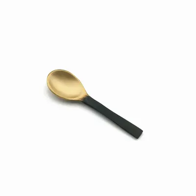 Cutlery set - The Mini Salt Scoop - Black Gold - S - BAZAR BIZAR LIVING