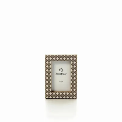 Cadres - Le Bone Petite Frame - Blanc Marron - 5x7 - BAZAR BIZAR LIVING