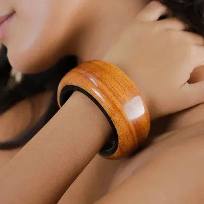 Jewelry - XL open rigid bracelet - Cannelle - NATURE BIJOUX