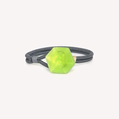 Jewelry - Lime green sandow bracelet - Combava - NATURE BIJOUX