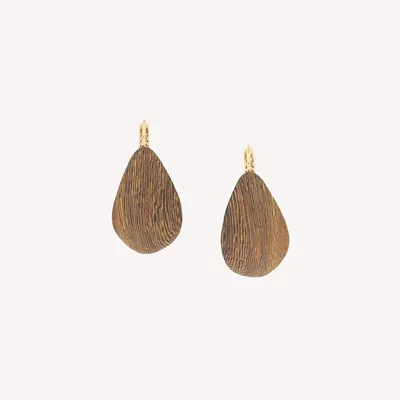 Jewelry - Small french hook earrings robles petal - Fioria - NATURE BIJOUX