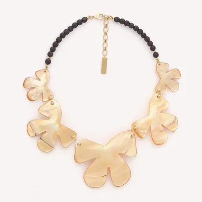 Jewelry - 5 MOP flower necklace - Fioria - NATURE BIJOUX