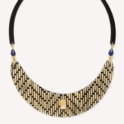 Bijoux - Collier plastron - Madam Bogolan - NATURE BIJOUX