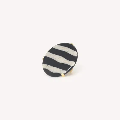 Jewelry - Big adjustable ring - Zebra - NATURE BIJOUX