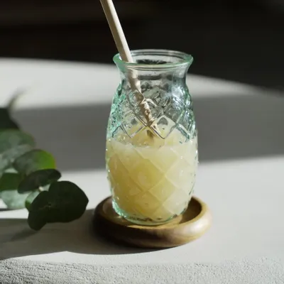 Glass - The Pineapple Glass - Blue - L - BAZAR BIZAR LIVING