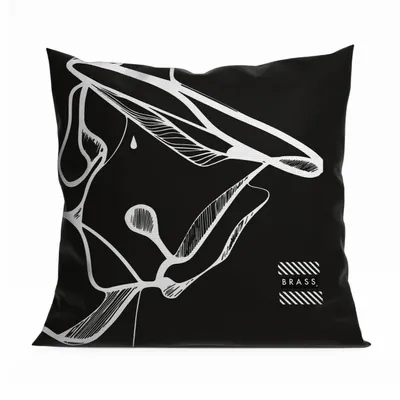 Tissus pour extérieurs - Coussin d'extérieur Black Mobali 60 x 60 - Design by BRASS - ARTDECORIS