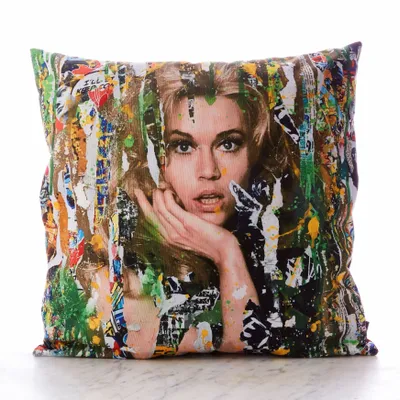 Garden textiles - Jane Outdoor Cushion 60 x 60 - Design by Anne Mondy - ARTDECORIS