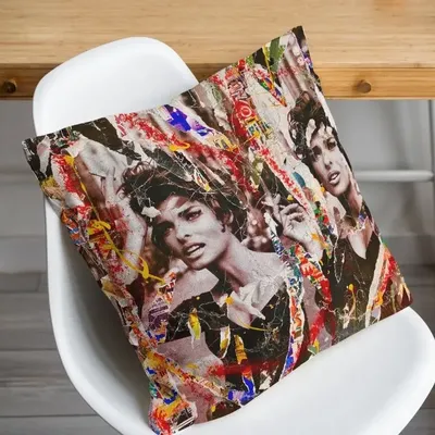 Tissus pour extérieurs - Coussin d'extérieur Linda 45 x 45 - Design by Anne Mondy - ARTDECORIS