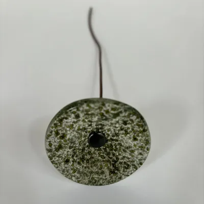 Décorations florales - Petite fleur en verre pour l'extérieur en mousse sur tige flexible - CARNEOL GLASS