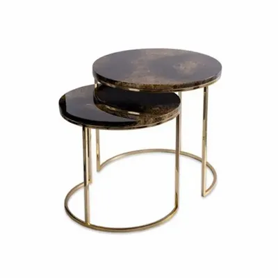 Autres tables  - AGNES - Table d'appoint en laque - MAI HOME DECOR