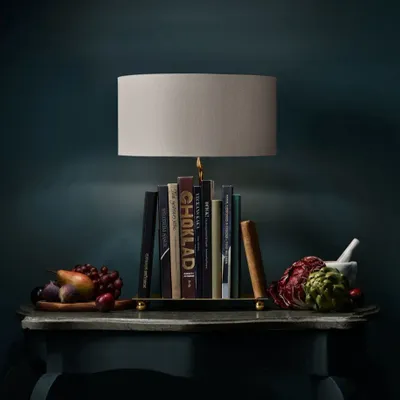 Objets design - Fribe Form® The BookLovers' Light avec abat-jour ovale et porte-livre - FRIBE FORM®