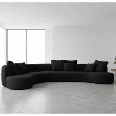 Sofas for hospitalities & contracts - Organic Gamma Black |Bespoke Organic Sofa - CREARTE COLLECTIONS