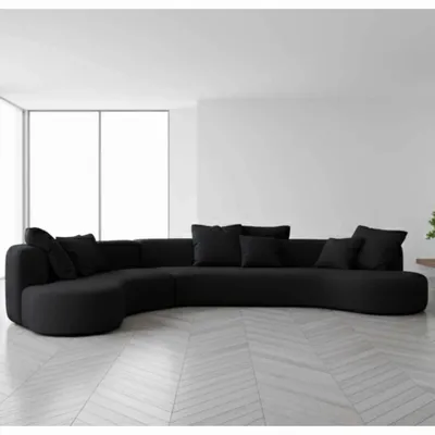 Canapés pour collectivités - Organic Gamma Black | Canapé Organic sur mesure - CREARTE COLLECTIONS