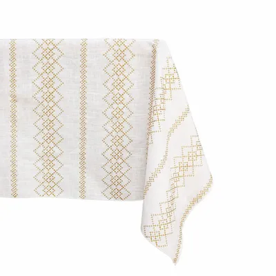 Table linen - Linen Tablecloth | LOSANGA Gold - GIARDINO SEGRETO