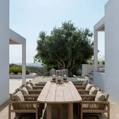 Dining Tables - Low table Carlo and Easy Chair Carlo - GOMMAIRE