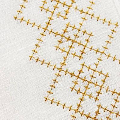 Table linen - Linen Napkin | LOSANGA Gold - GIARDINO SEGRETO