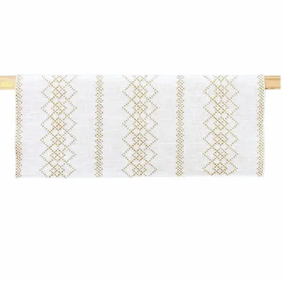 Table linen - Linen Table Runner | LOSANGA Gold - GIARDINO SEGRETO