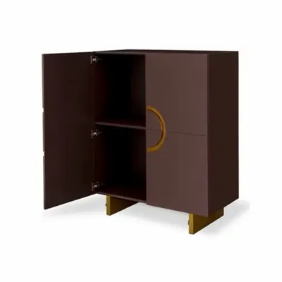 Sideboards - HELIOS - Lacquer Bar Cabinet - MAI HOME DECOR