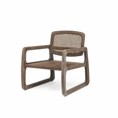 Lounge chairs - Easy chair Sally Open Weave - GOMMAIRE