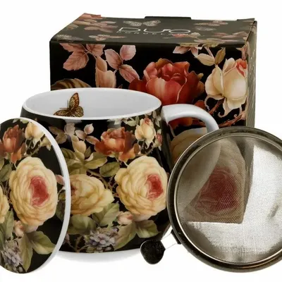 Objets de décoration - tasse avec filtre Warda - KARENA INTERNATIONAL