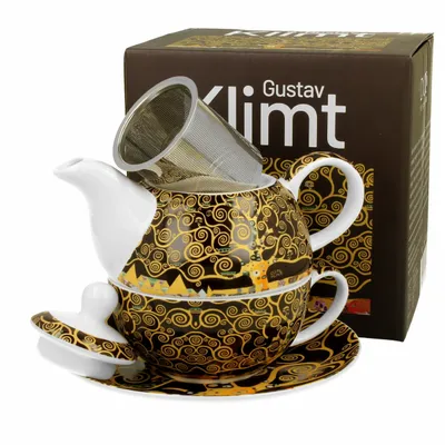 Accessoires thé et café - tea for one Klimt tree of life - KARENA INTERNATIONAL