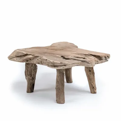 Lawn tables - Coffee Table Natural Shape - GOMMAIRE