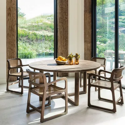 Armchairs - Armchair Sally Open Weave - GOMMAIRE