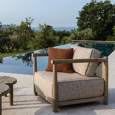 Lawn sofas   - 1-seater Mieke - GOMMAIRE