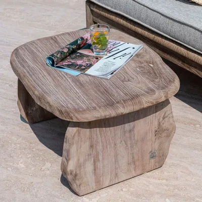 Tables de jardin - Side Table Pebble large - GOMMAIRE