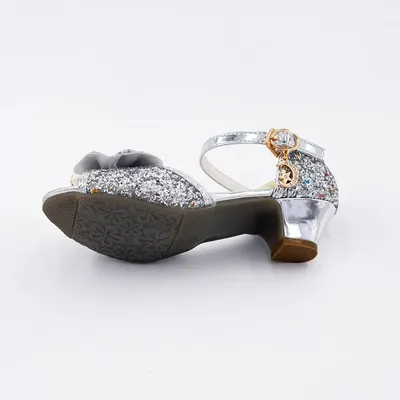 Children's dress-up - Silver Mules Size 33 (8-10 years) - LABAY