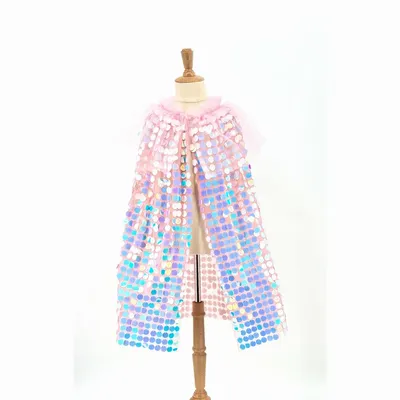 Déguisements pour enfant - Cape Sequins Galaxia rose TU - Déguisement - LABAY