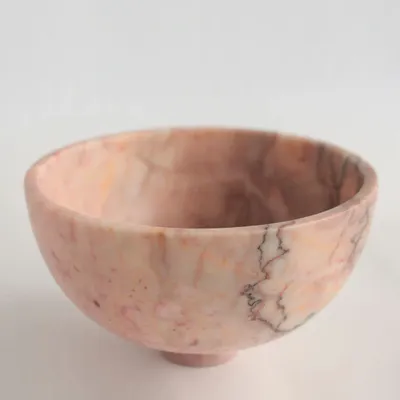 Bowls - PINK MARBLE FRUIT BOWL - KIWANO CONCEPT
