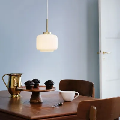 Suspensions - Pendentif Arp D15 en opale/laiton - DYBERG LARSEN