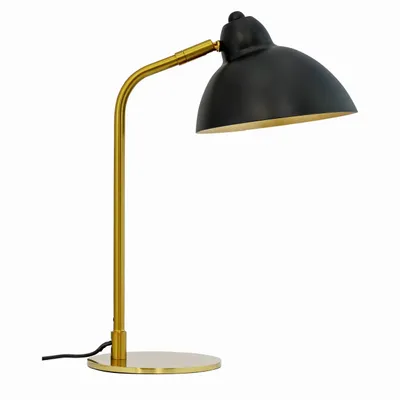 Lampes de table - Petite lampe de table Futura noire/laiton - DYBERG LARSEN