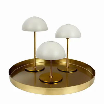 Lampes de table - Ensembles Along avec 3 lampes + plateau - DYBERG LARSEN