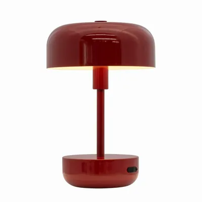 Table lamps - Haipot dark red LED rechargeable table lamp - DYBERG LARSEN