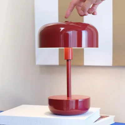 Lampes de table - Lampe de table rechargeable à LED rouge foncé Haipot - DYBERG LARSEN