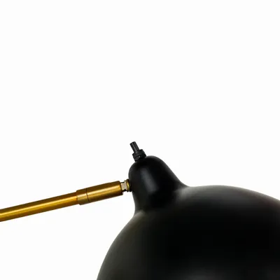 Floor lamps - Futura black/ brass floor lamp - DYBERG LARSEN