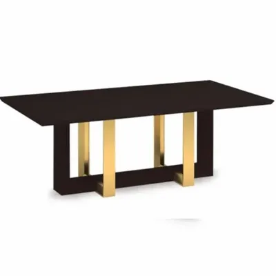 Tables Salle à Manger - BRONTE - Table de salle à manger laquée - MAI HOME DECOR PTE LIMITED