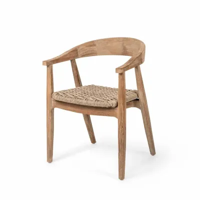 Lawn armchairs - Armchair Faye wicker seat - GOMMAIRE