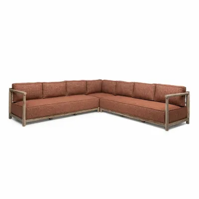 Lawn sofas   - Sofa L-shape Mieke - GOMMAIRE