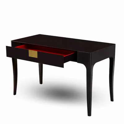 Desks - LIVIA - Lacquer Desk - MAI HOME DECOR PTE LIMITED