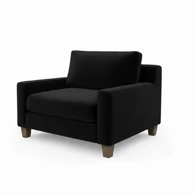 Sièges pour collectivités - Fauteuil Suga noir|Fauteuil - CREARTE COLLECTIONS
