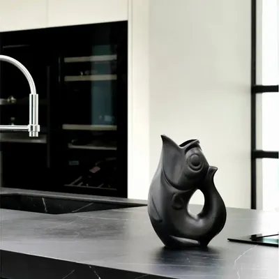 Objets de décoration - Carafe GlouGlou Ebène Mat - CHAROLLES