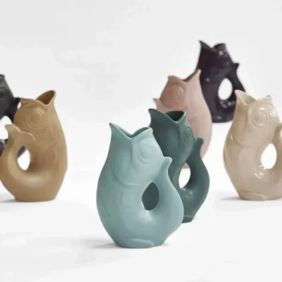 Objets de décoration - Carafe GlouGlou Eucalyptus Brillant - CHAROLLES